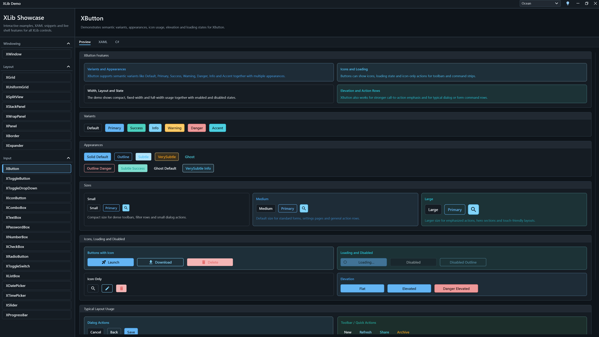 XLib: Eine moderne WPF UI-Bibliothek für .NET 9